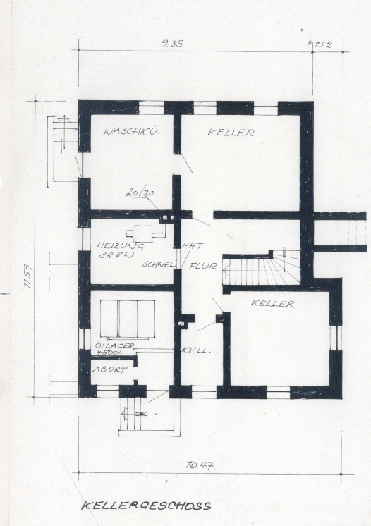 Grundriss KG  240