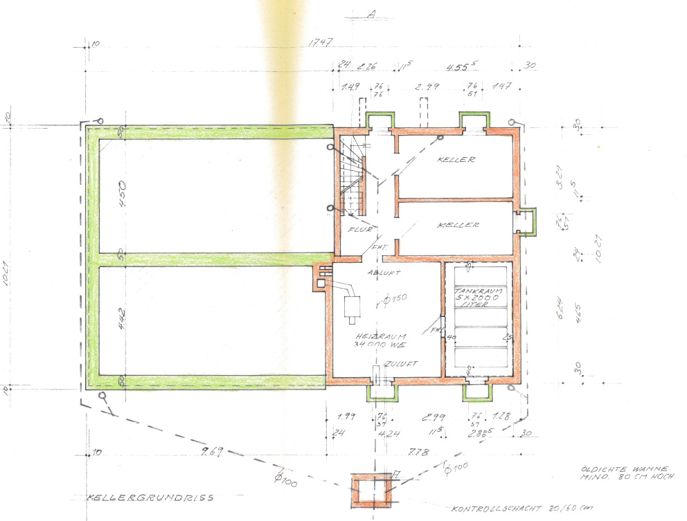 Grundriss Kellergeschoss  245 1