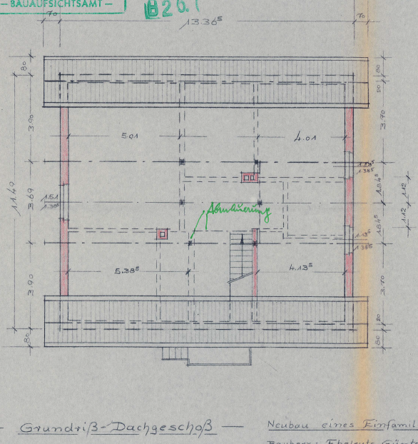 Grundriss Dachgeschoss 235